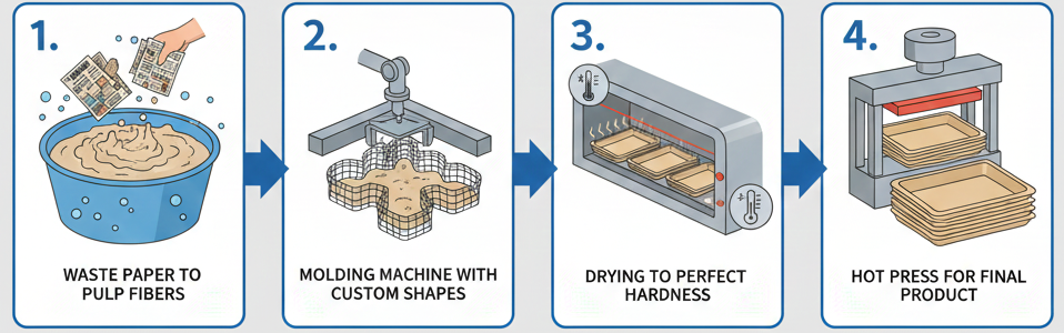 Pulp mold process