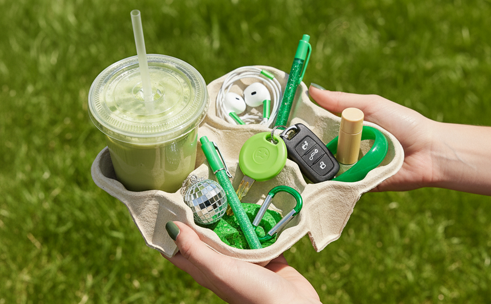 Cup Tray with Matcha